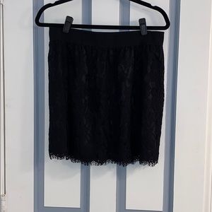 Black Lace Sexy Skirt